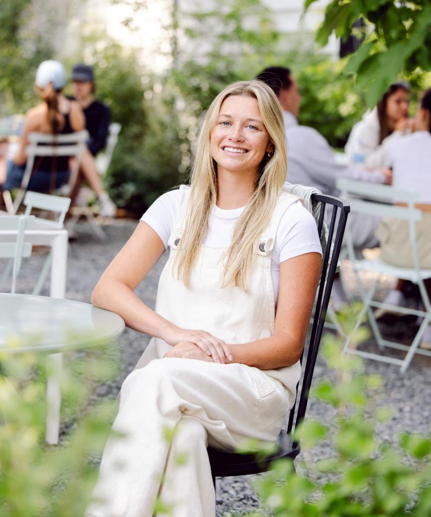 Staff member Olivia Noble